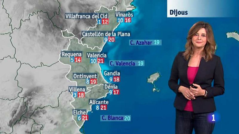 El tiempo en la Comunidad Valenciana - 13/01/16 - ver ahora