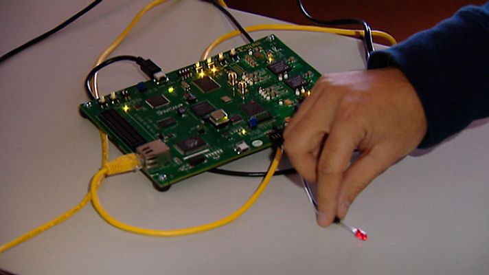 Telediario 1 - Internet más rápido que nunca con la tecnología LiFi