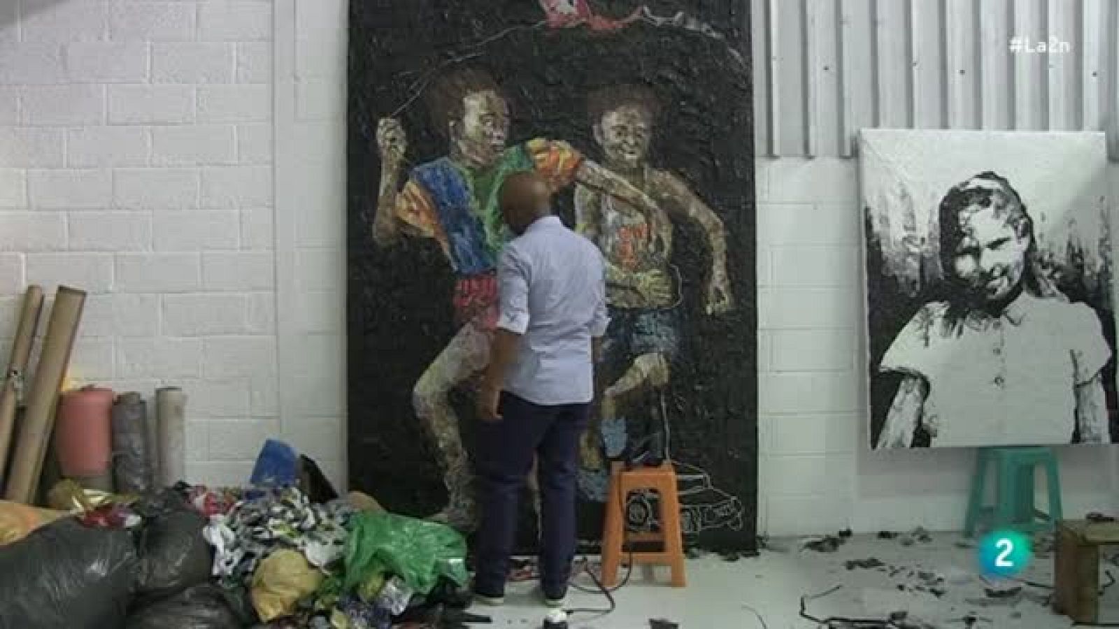 La 2 noticias -  El arte que surge de la nada