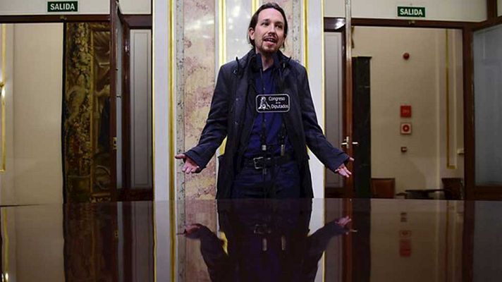 Telediario 1 - Investigan a Pablo Iglesias por los cobros como presentador en un programa de una televisión iraní