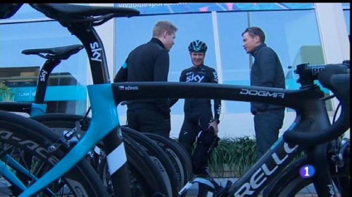 Informatiu Balear - El ciclista Chris Froome entrena a Mallorca