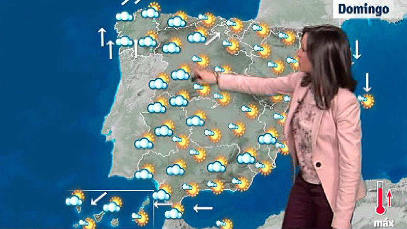 Temporal de fuerte viento y grandes olas en el nordeste