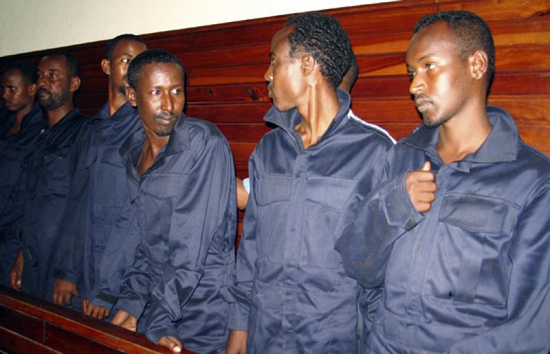 Juicio en Kenia contra ocho sospechosos de piratería