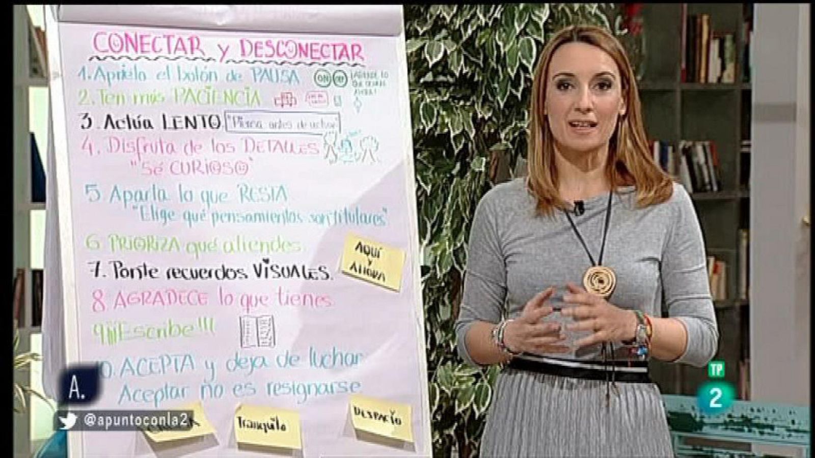 A punto con La 2 - A punto para vivir con Patrícia Ramírez: conectar y desconectar