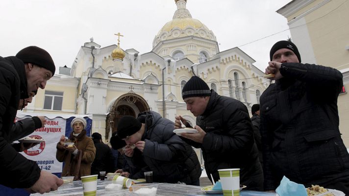 Telediario 1 - Oxfam alerta de la creciente desigualdad en el mundo