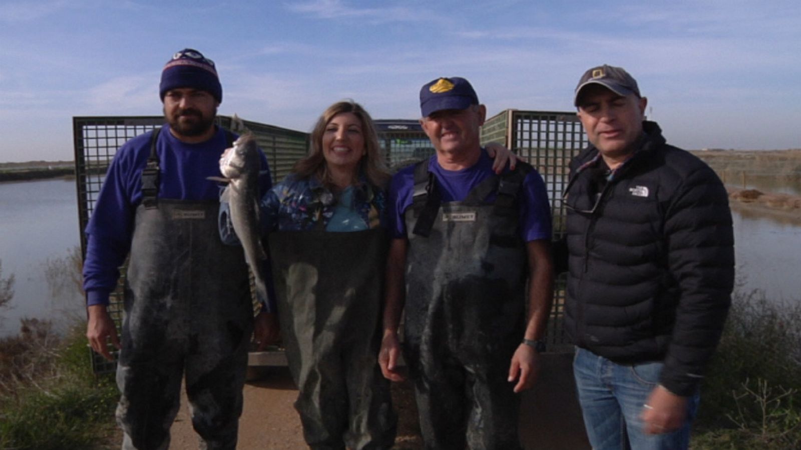 Pescamos lubinas con mucho arte