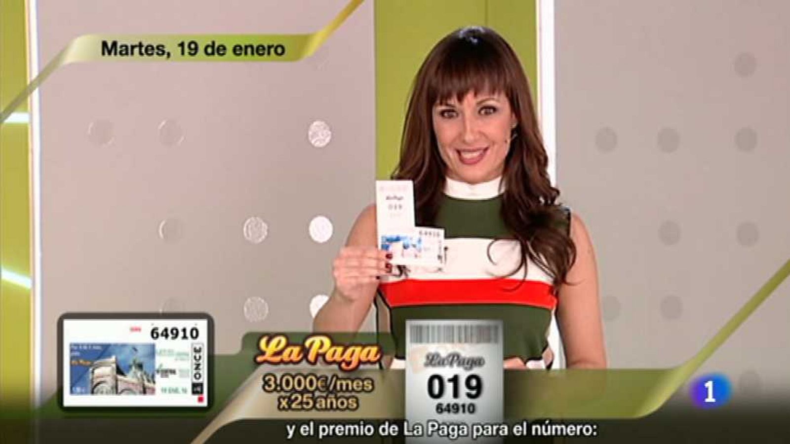 Sorteo ONCE - 19/01/16 - Ver ahora