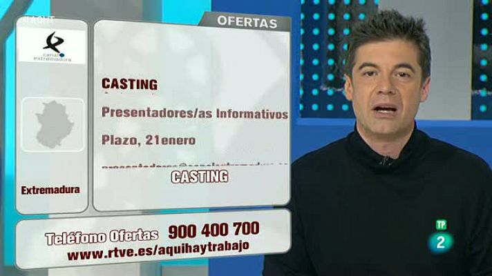 Aquí hay trabajo - Casting para presentadores de televisión