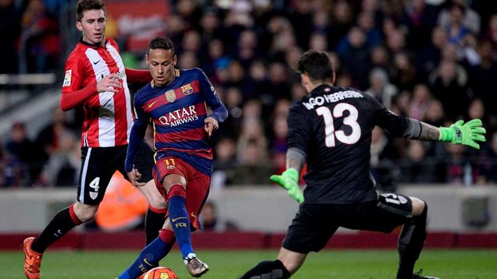 Telediario 1 - El Barcelona se aferra a Neymar y el Athletic, al espíritu de la Supercopa