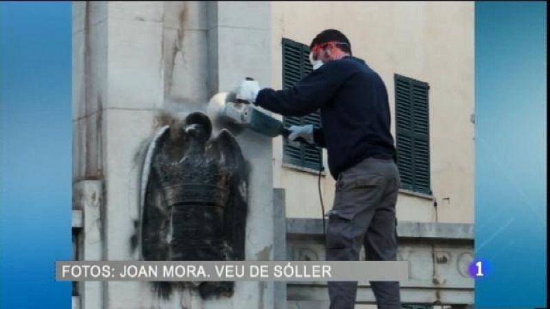 Divisió per la retirada dels símbols franquistes del monument dels caiguts de Sóller