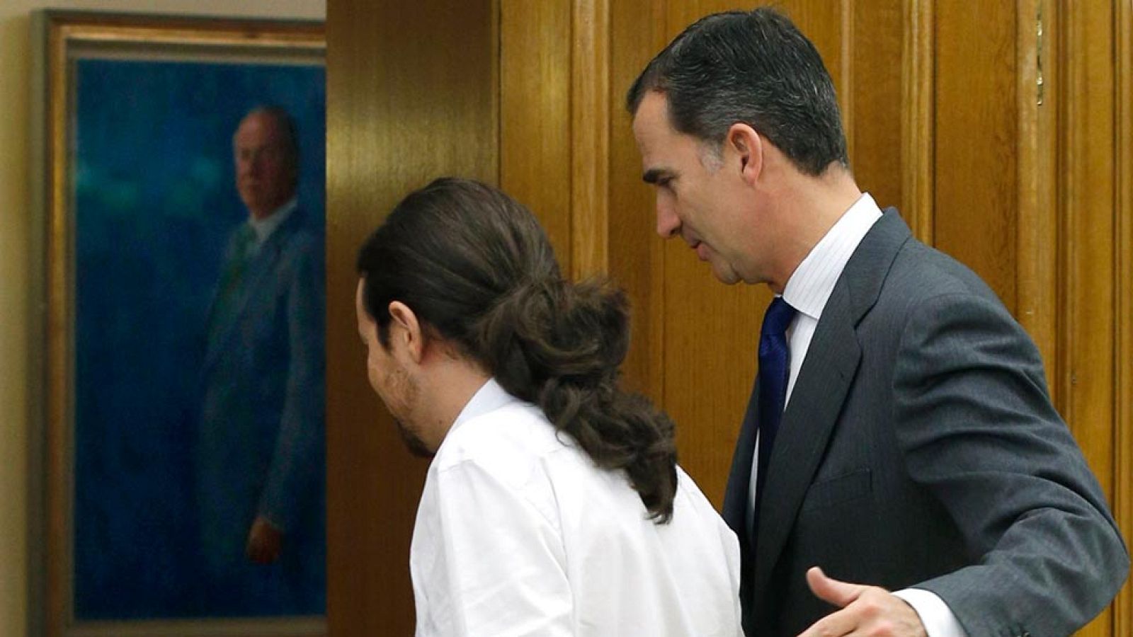 Iglesias abre la jornada de la última ronda de consultas del rey antes de proponer candidato a formar gobierno