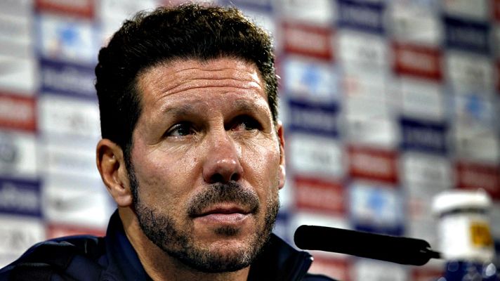 Telediario 1 - Simeone: "Griezmann es intransferible; después no podemos atarle con cadenas"