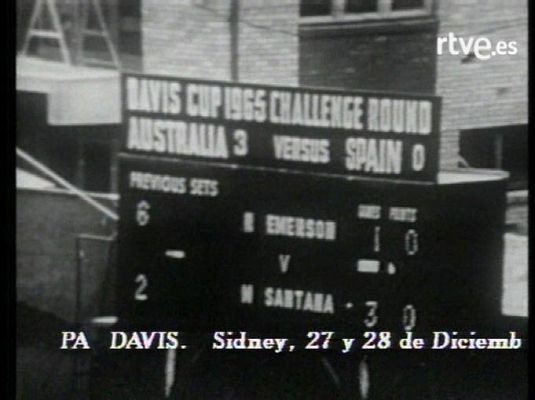 Deportes en el Archivo de RTVE - Copa Davis 1965: Santana y Arilla
