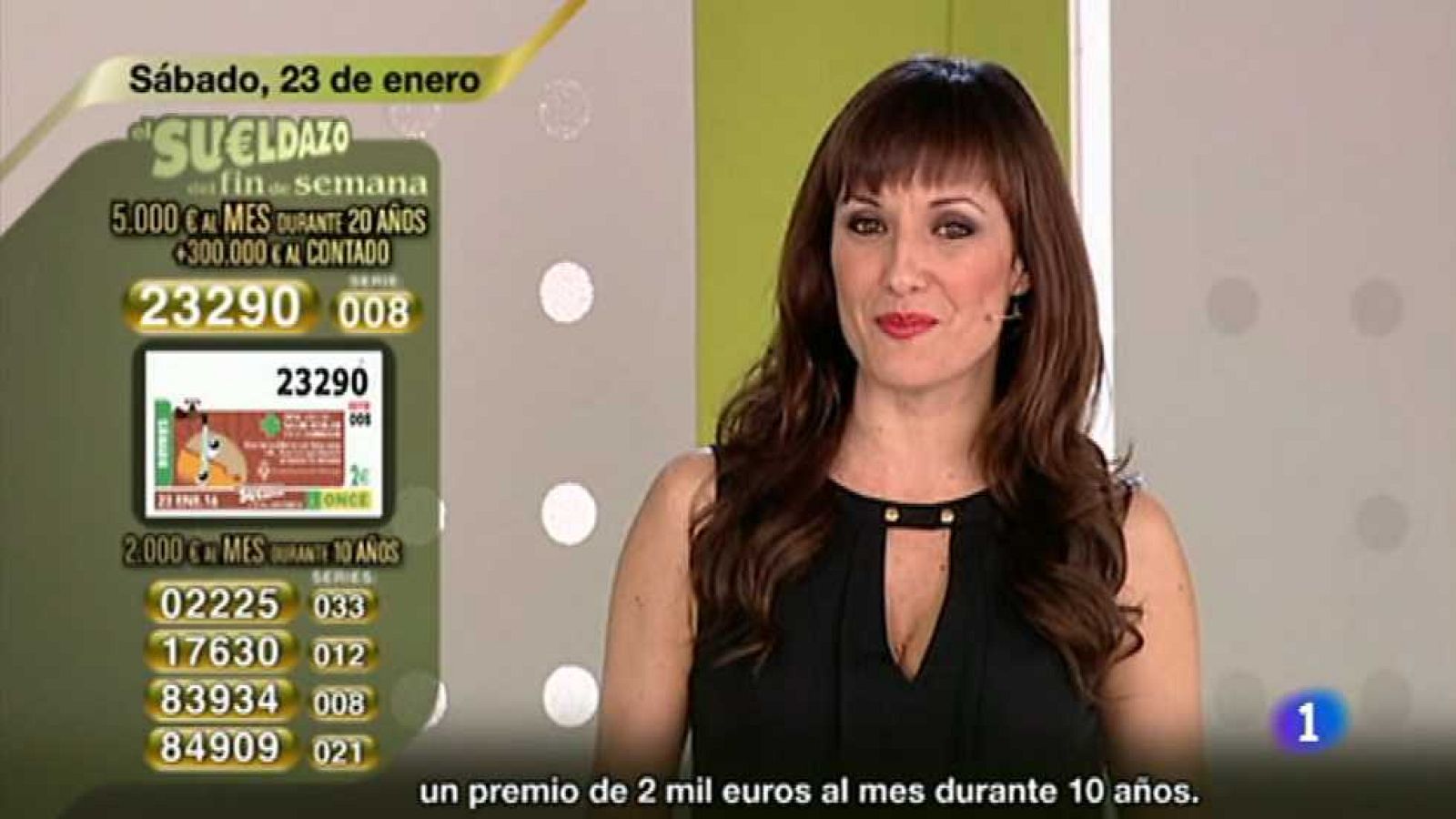 Sorteo ONCE - 23/01/16 - Ver ahora