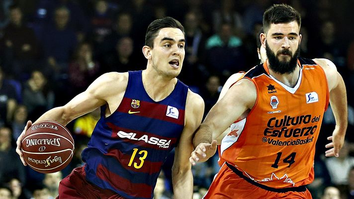 Telediario 1 - El Valencia Basket también gana en casa del Barça