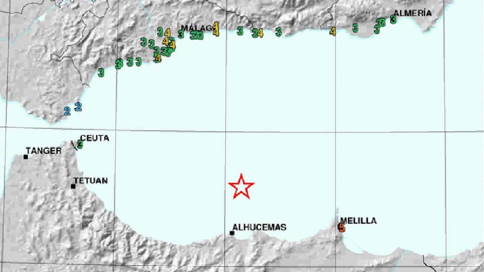 Un terremoto de 6,3 de magnitud en el Mar de Alborán despierta Málaga y Melilla
