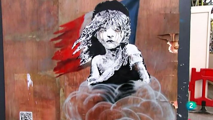 La 2 Noticias - Banksy, los refugiados y una chapa de madera