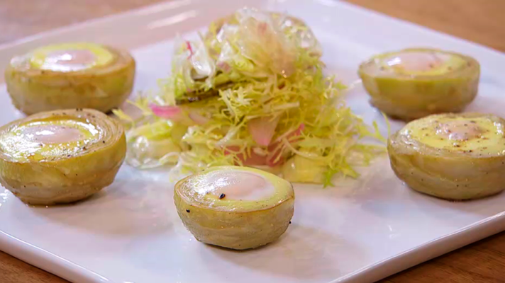 RTVE Cocina - Alcachofas con huevos de codorniz