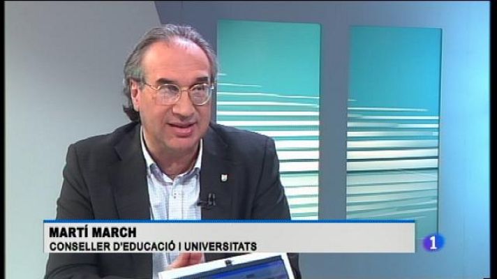 Informatiu Balear - Entrevista amb el conseller d'Educació i Universitat, Martí March