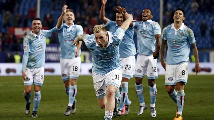 Telediario 1 - El Celta toma vuelo en el Calderón