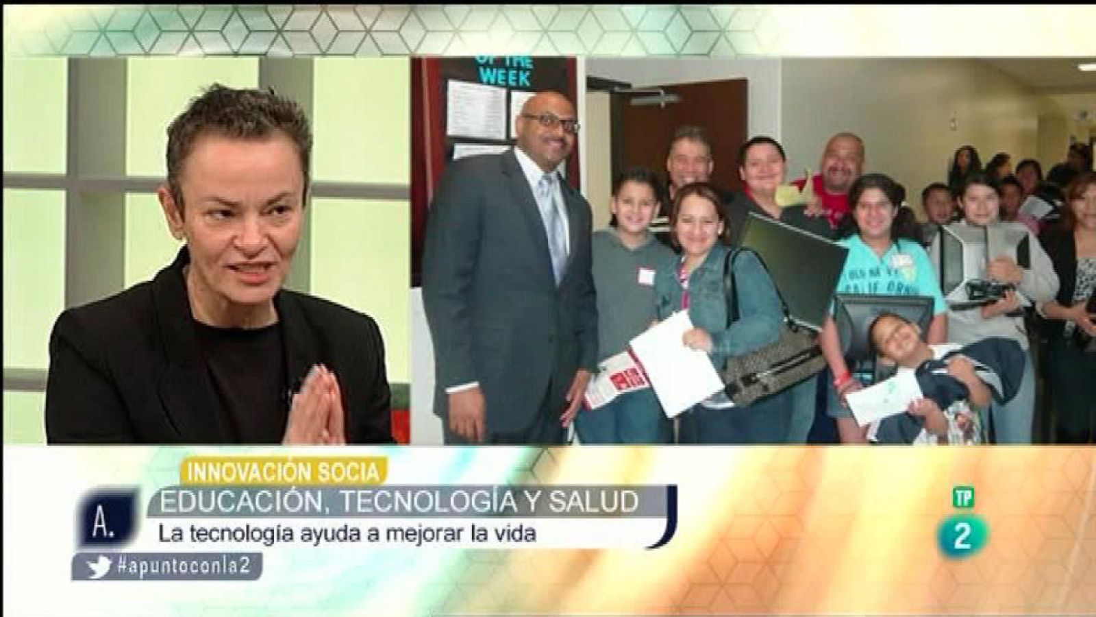 A punto con La 2 - Innovación social: iniciativas solidarias con tecnologia y educación