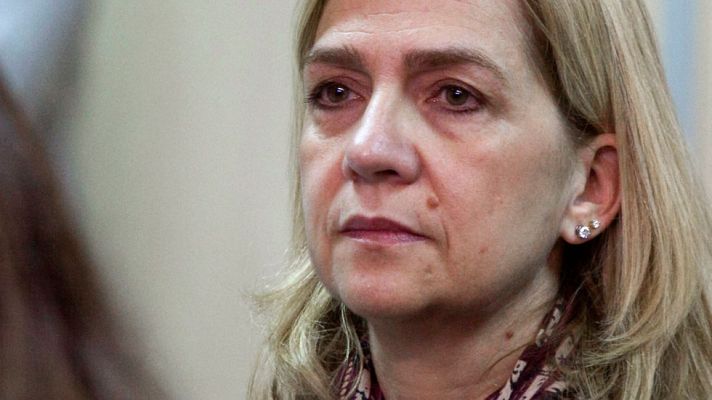 Telediario 1 - La Audiencia Provincial de Palma rechaza aplicar la doctrina Botín a la Infanta Cristina