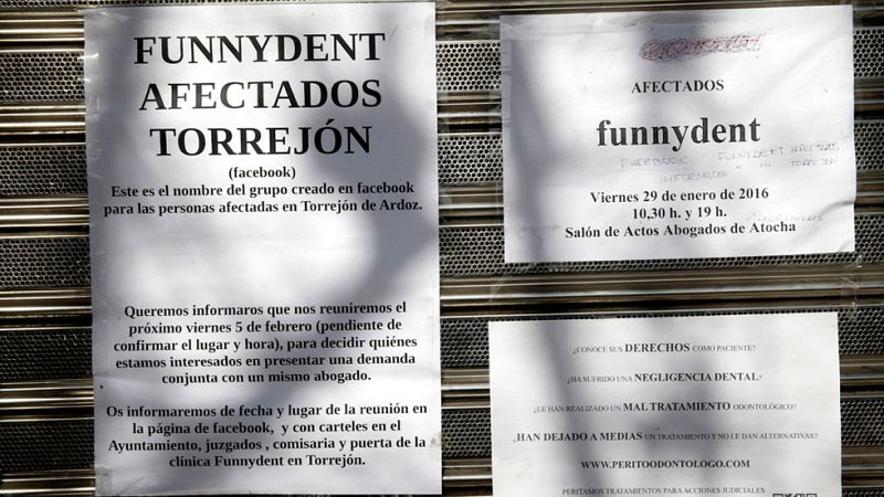 Funnydent: El defensor del paciente pide a la Fiscalía que intervenga