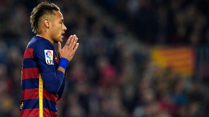 Telediario 1 - Neymar, citado para declarar sobre su fichaje por el Barça