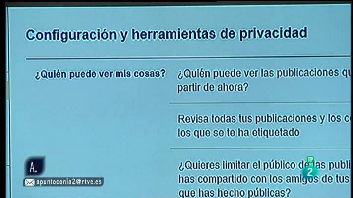 A punto con La 2 - Privacidad en Facebook