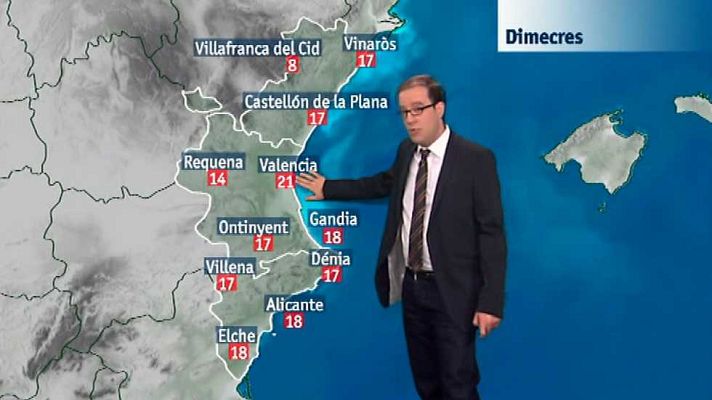 L'informatiu - Comunitat Valenciana - El tiempo en la Comunidad Valenciana - 03/02/16