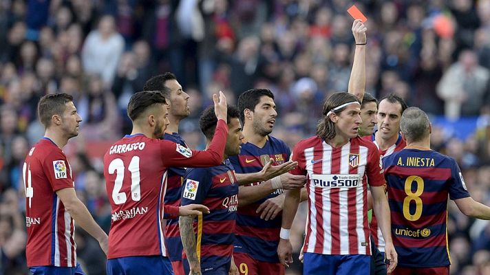 Telediario 1 - Tres partidos de suspensión a Filipe Luis