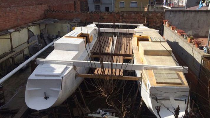 España Directo - Un catamarán 'hecho a mano'