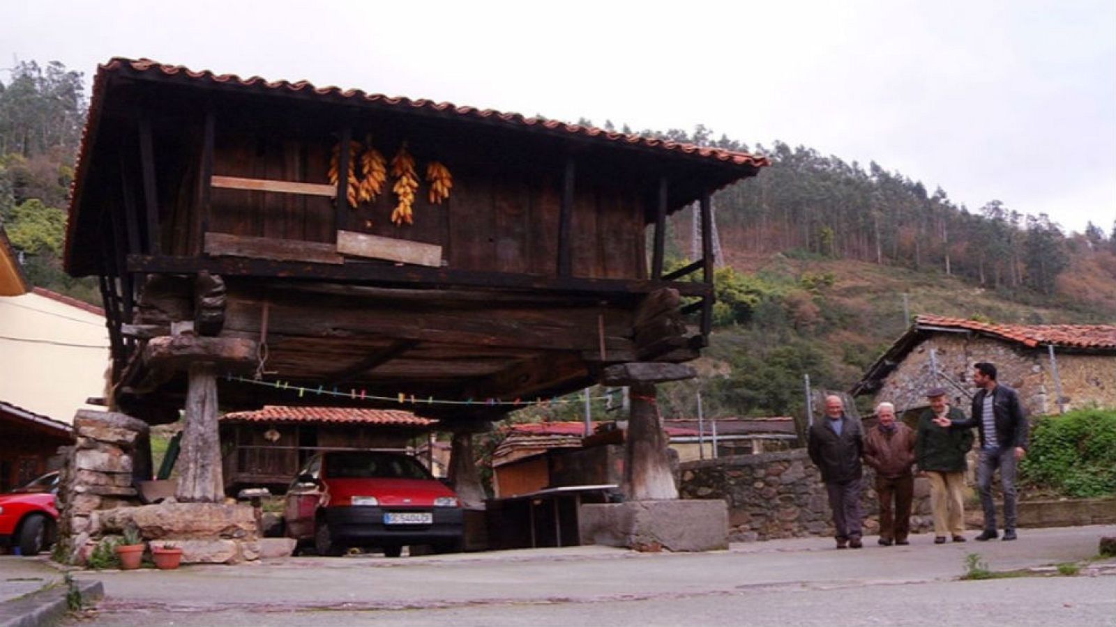 El pueblo de los hórreos