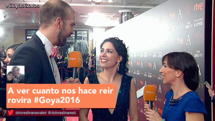 Goyas Golfos - Ana Arias en la alfombra roja