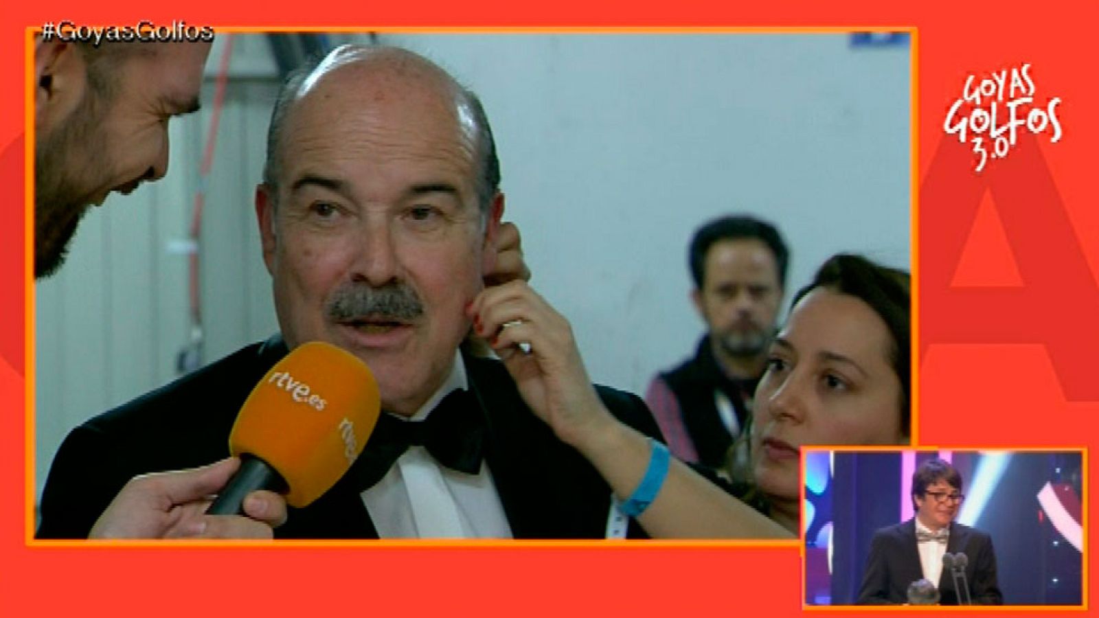 Goyas Golfos 2016 - Antonio Resines: "Es todo un sueño, tengo una costumbre acojonante"