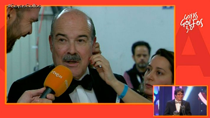 Goyas Golfos - Antonio Resines: "Es todo un sueño"