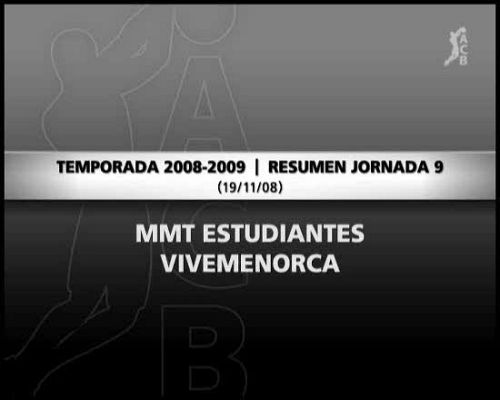 Baloncesto en RTVE - MMT Estudiantes 71-61 ViveMenorca
