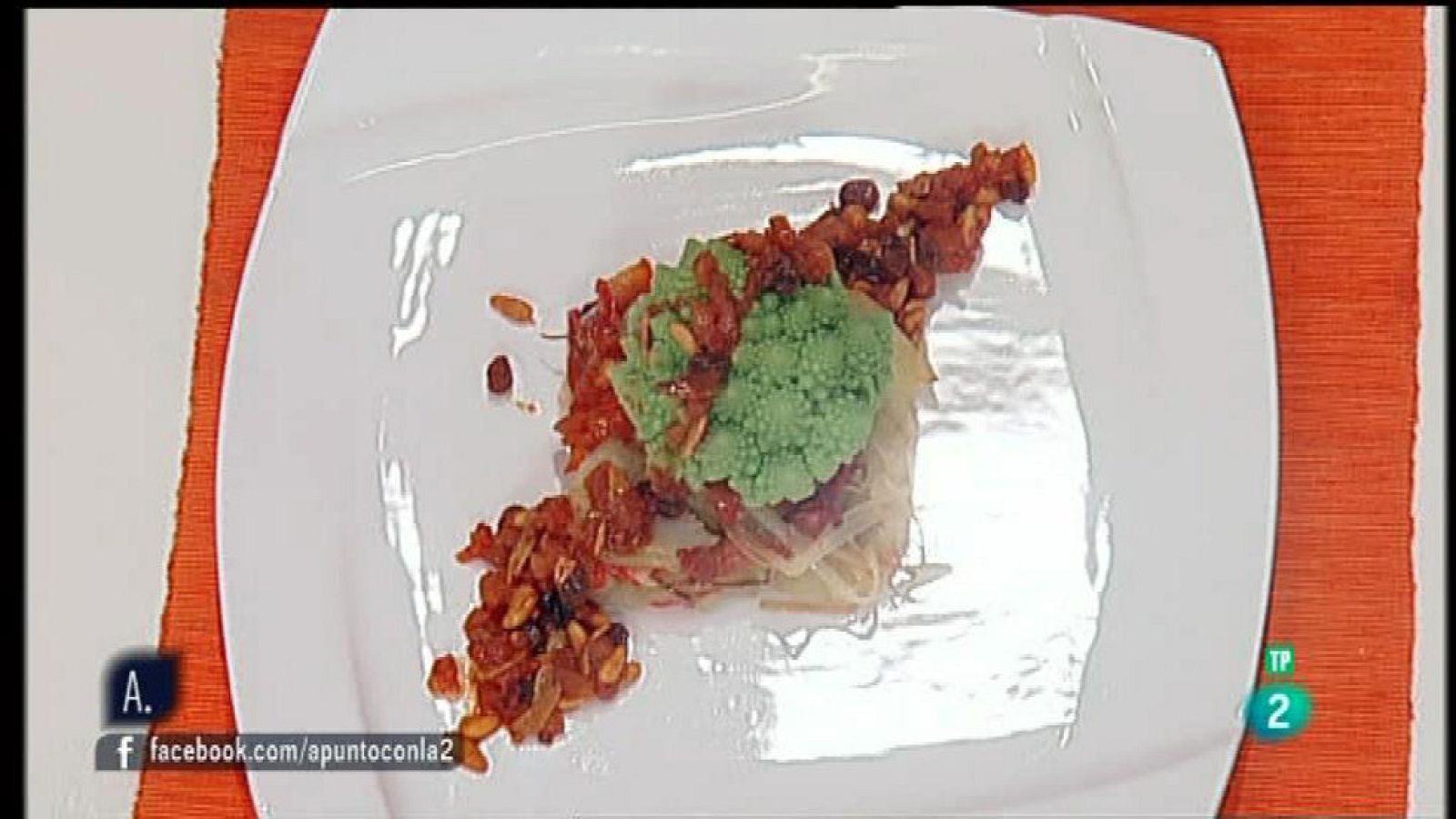 A punto con La 2 - Cocina a punto - Romanesco en salsa de pasas