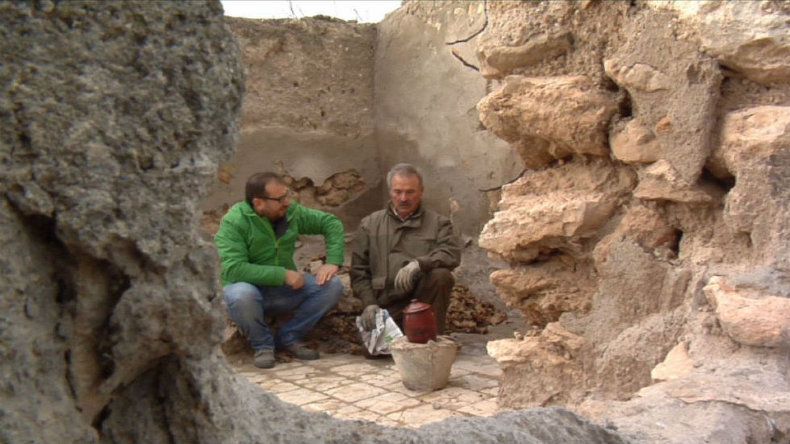 El duro oficio del yesero