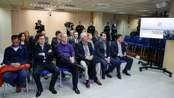 Telediario 1 - La Audiencia de Palma retoma este martes el juicio del caso Nóos