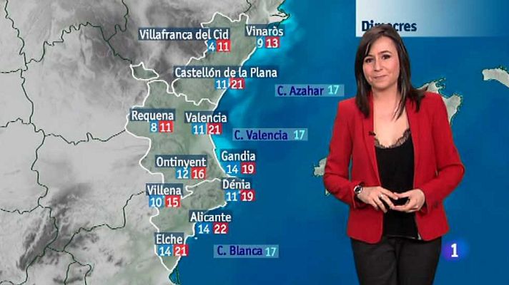 L'informatiu - Comunitat Valenciana - El tiempo en la Comunidad Valenciana - 09/02/16