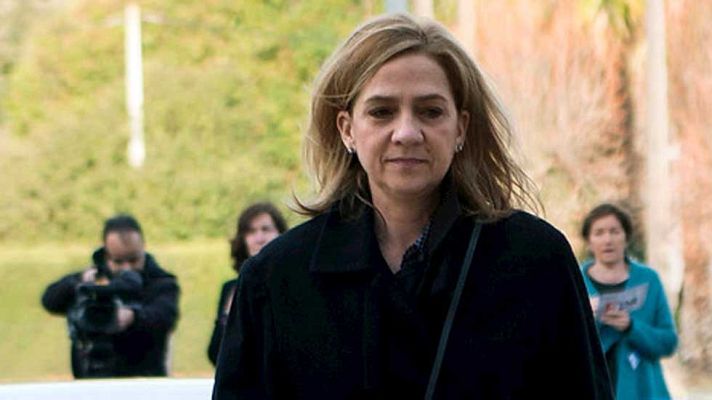 Telediario 1 - La infanta Cristina será la última de los 17 acusados en declarar en el caso Nóos