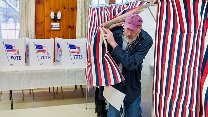 Telediario 1 - Las primarias de New Hampshire marcan el paso de la carrera electoral en EE.UU.