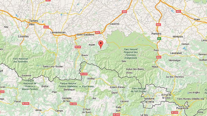 Telediario 1 - Rescatados los espeleólogos españoles atrapados en una sima en los Pirineos franceses