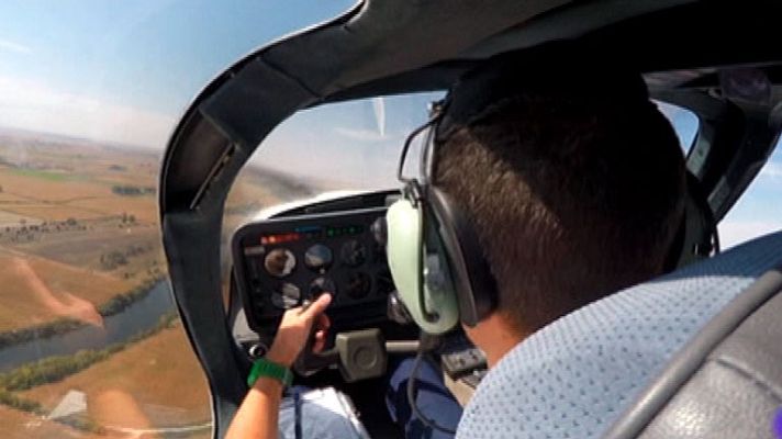 España Directo - Un día en una escuela de pilotos