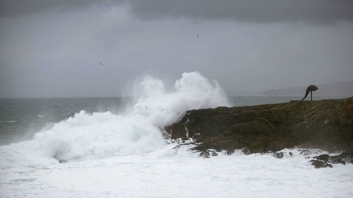 El tiempo - Viento fuerte y lluvia en Galicia y sistemas montañosos