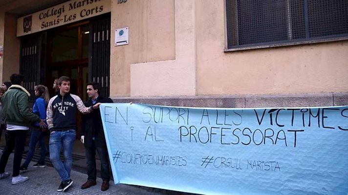 Telediario 1 - El colegio de los Maristas de Sants se negó a informar a los Mossos en 2011, según el TSJC