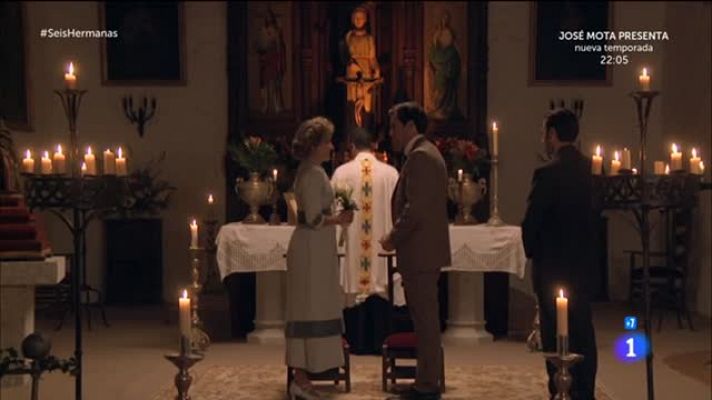 Seis hermanas - Diana da el si quiero a Salvador con un único invitado