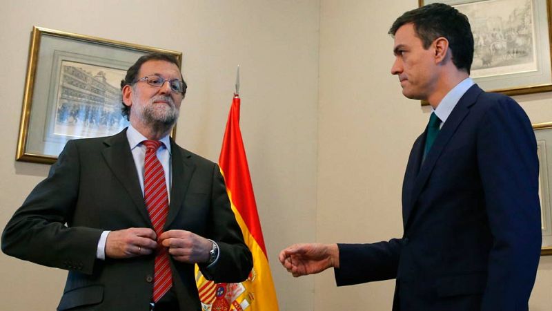 Polémica por el no saludo de Rajoy a Sánchez en su reunión en el Congreso