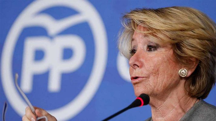  - Esperanza Aguirre dimite como presidenta del PP de Madrid